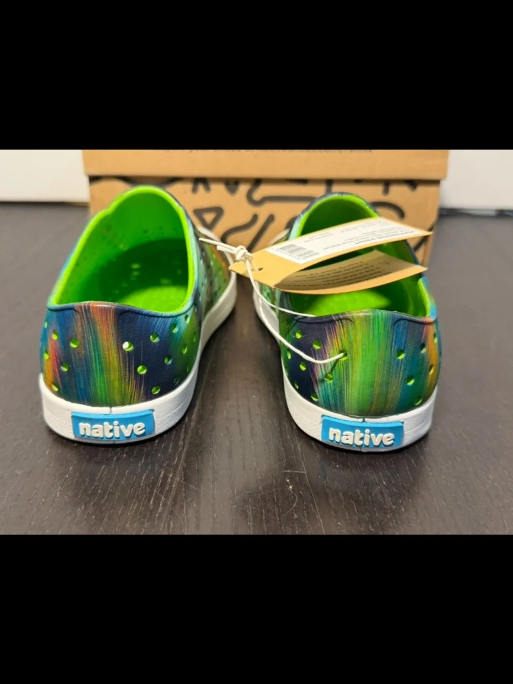 Native Jefferson Print Shoes Multicolor Tie Dye Little Kids/Toddler C9